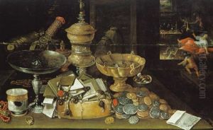 Vanitas-stilleben by Hieronymus Francken the Younger