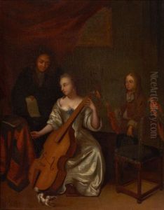 The Music Lesson by Constantyn Francken