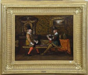 Les Joueurs De Cartes by Hans Francken