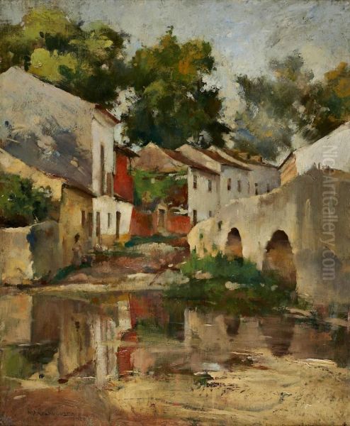 Paisagem De Aldeia Com Ponte Romana - view 1