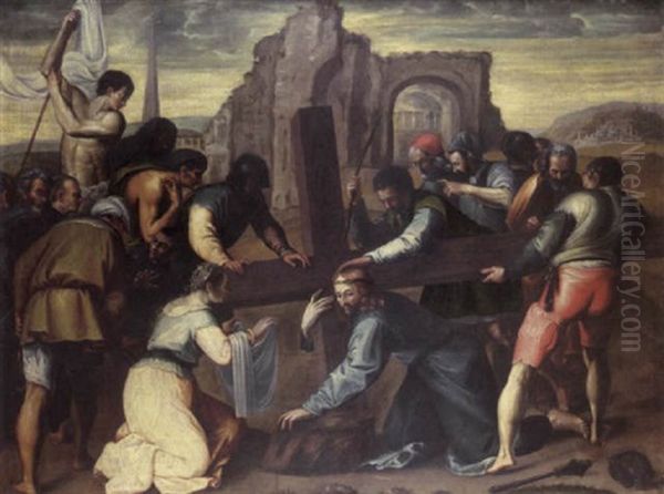 Christ On The Road To Calvary With Saint Veronica - view 1