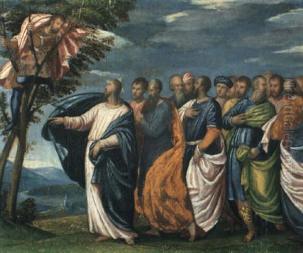 Christ And Zacchaeus - view 1