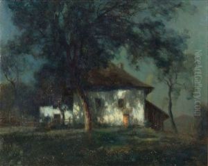 Ferme Au Clair De Lune by Charles Francois