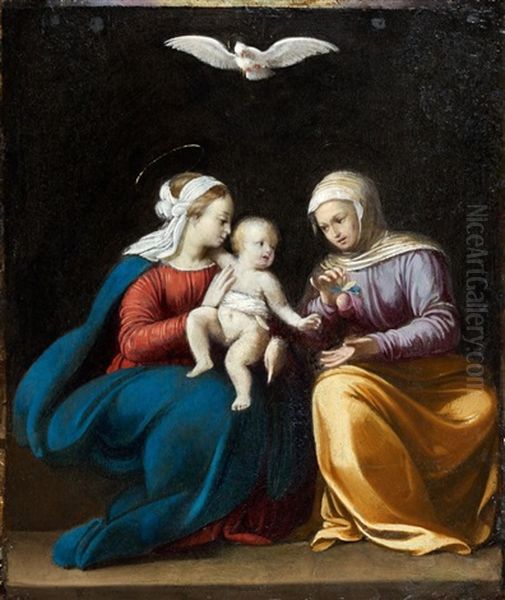La Vierge A L'enfant Avec Sainte Anne - view 1