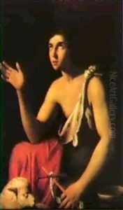 Saint John The Baptist by Guy (Guide) Francois