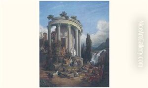 Temple A Tivoli by Pierre Joseph Celestin Francois
