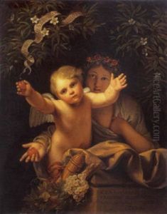 Allegoria Dell'arrivo A Bruxelles Di Maria-ludmille, Duchessa Di Arenberg, Principessa Di Lobkowitz