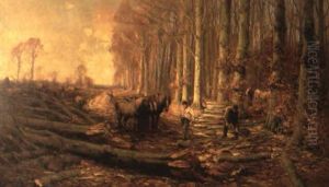 Houthakkers In Het Bos