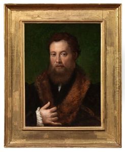 Portrait Of A Gentleman by Innocenzo di Pietro (da Imola) Francucci