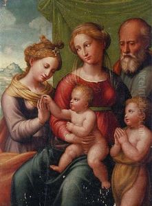 The Mystic Marriage Of Saint Catherine With Saint Joseph And The Infant Saint John The Baptist