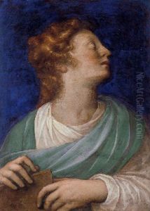 Saint John The Evangelist by Innocenzo di Pietro (da Imola) Francucci