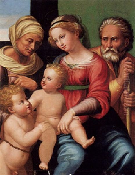 Holy Family With The Infant Saint John The Baptist And Saint Elizabeth - view 1