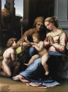 The Madonna And Child With The Infant St. John And St. Elizabeth