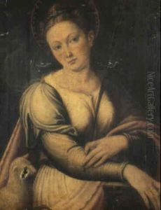 St. Agnes by Innocenzo di Pietro (da Imola) Francucci