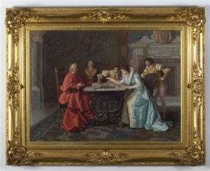Cardinal At A Game Of Chess