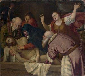 La Deposition Du Corps Du Christ by Niccolo Frangipane
