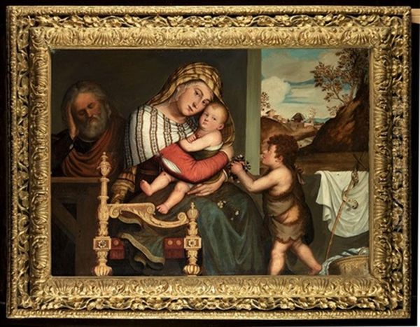The Holy Family With The Infant Saint John The Baptist - view 1