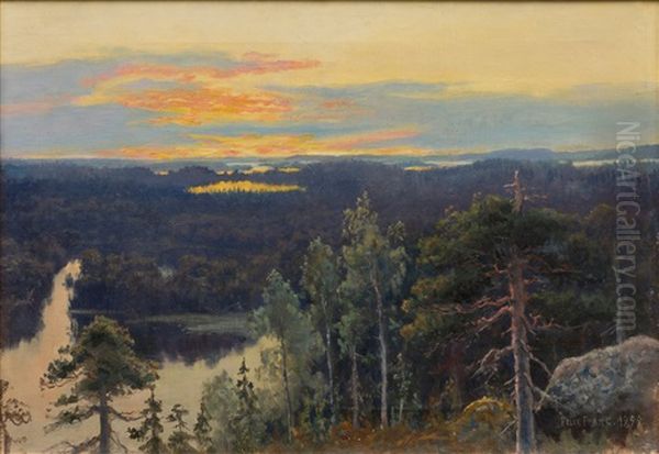 Landscape, Sunset - view 1