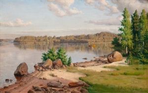 Row-boat On A Still Lake