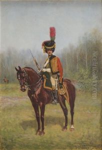 Strzelec Konny Gwardii Napoleonskiej by Feliks Franic