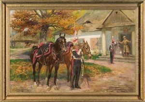 To The Quarters. Light-cavalrymen