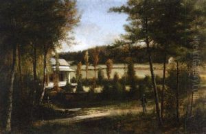 Rural Landscape With Hunter by Eugene C. Frank
