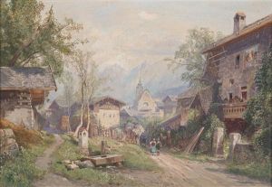 Ein Dorf, Ideal Fur Die Sommerfrische by Friedrich Frank