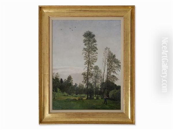 Landscape With High Poplar - view 1