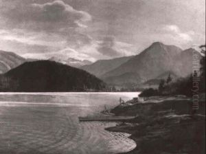 Abend Am Altausseer See by Hans Frank