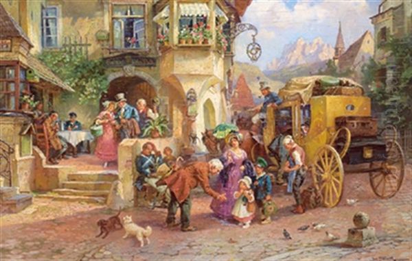 Vor Dem Wirtshaus, Munchen - view 1
