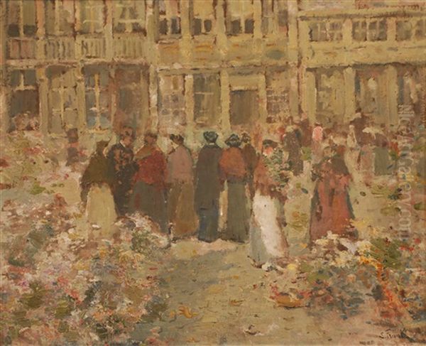 Marche Aux Fleurs A La Grand Place - view 1