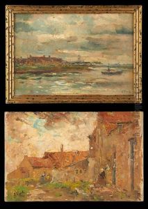 Devant La Ferme Et Matine (2 Works)