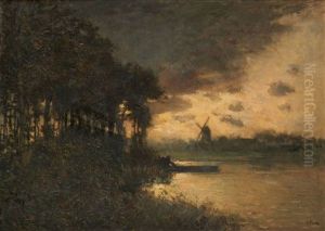 Coucher De Soleil Sur L'etang Coucher De Soleil Sur L'etang