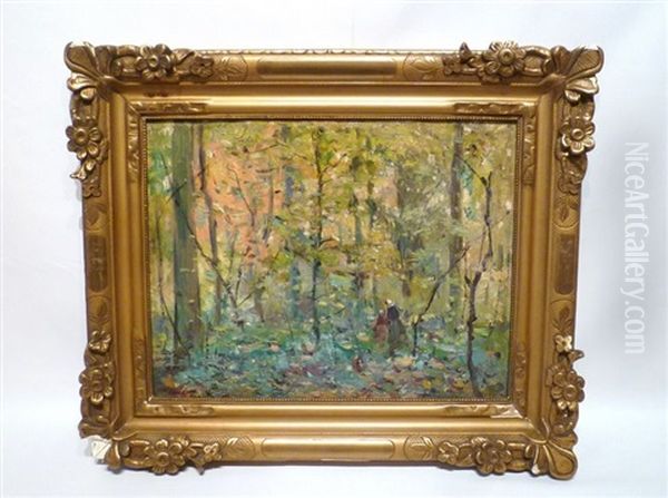 Promeneurs Dans Les Bois - view 1