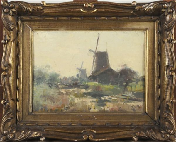 Moulin Dans Un Paysage - view 1