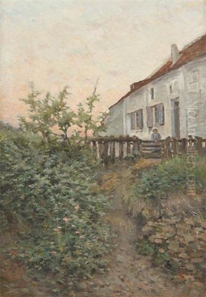 Vue Sur Le Potager (oeuvre De Jeunesse) - view 1