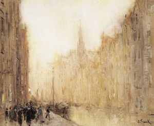 Gezicht Te Amsterdam by Lucien Frank