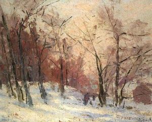 Sous-bois En Hiver by Lucien Frank