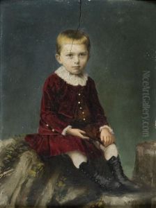 Portret Dziecka by Aleksander Augustynowicz