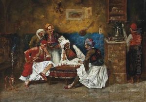 A Game Of Chess by Albert Joseph Franke