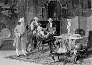 Der Kunstkenner by Albert Joseph Franke