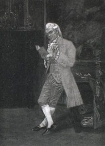 Lesender Gentleman by Albert Joseph Franke