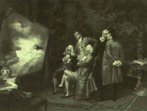 F_nf Kunstfreunde by Albert Joseph Franke