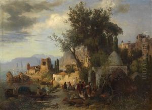 Evening By The Kura River Near Tiflis Evening By The Kura River Near Tiflis