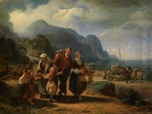 Figures On The Shore Of The Black Sea