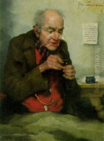 Alter Schneider Bei Der Arbeit - view 1