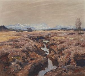 View Of The Moor At Murnau by Franz Xaver Frankl