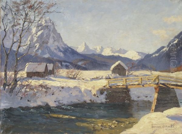 Winter In Bergiger Landschaft - view 1