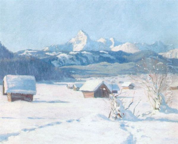 Blick Von Garmisch Auf Den Daniel - view 1