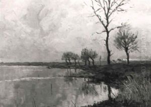Abend Am Bodensee by Franz Xaver Frankl